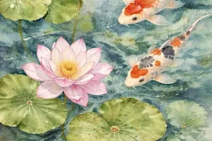 Tranquil Pond Scene Watercolor Workshop