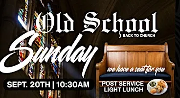 Back to Church Sunday at Oak City