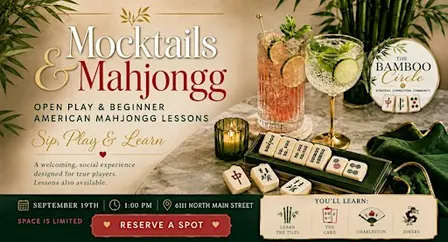 Mocktails and MahJongg - Open Play and Beginner Lessons