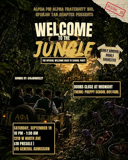 WELCOME TO THE JUNGLE