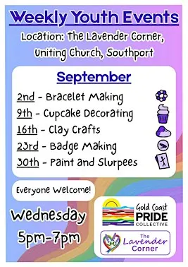The Lavender Corner Youth Group - FREE