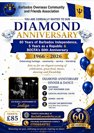Barbados Diamond Dinner and Dance - London