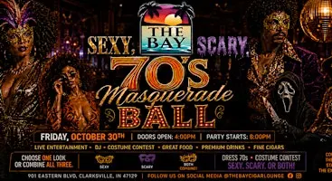 The Bay’s Sexy-Scary-70’s Masquerade Ball