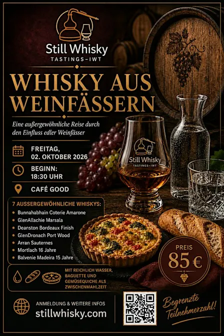 Whisky Tasting "Whisky aus Weinfässern"