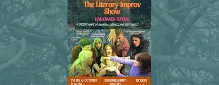 Unwritten the Literary Improv Show takes on a spooky twist