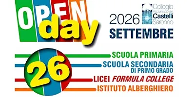 Open Day Collegio Castelli a.s. 2027-28