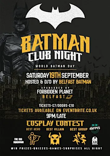 Batman Club Night - Celebrating World Batman Day