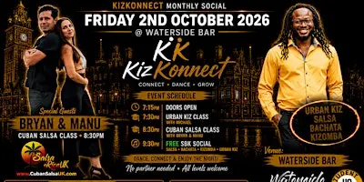 KizKonnect Monthly Dance in Northampton: Salsa, Bachata, Kizomba, Urban Kiz