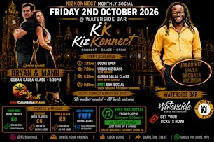 KizKonnect Monthly Dance in Northampton: Salsa, Bachata, Kizomba, Urban Kiz