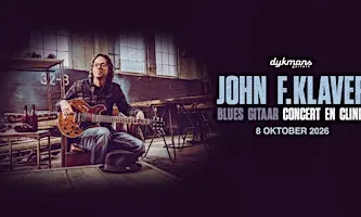 Blues Gitaar Concert én Clinic door John-F. Klaver bij Dijkmans in Breda