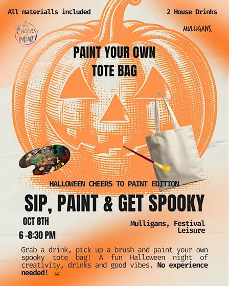 Halloween Sip & Paint: Wear Your Art