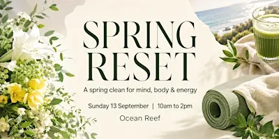 Spring Reset - Half Day Retreat