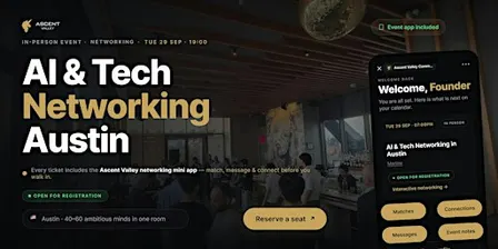 AI & Tech Networking Event in Austin  by Ascent Valley