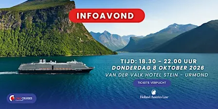 C&O Cruises en Holland America Line infoavond 2026