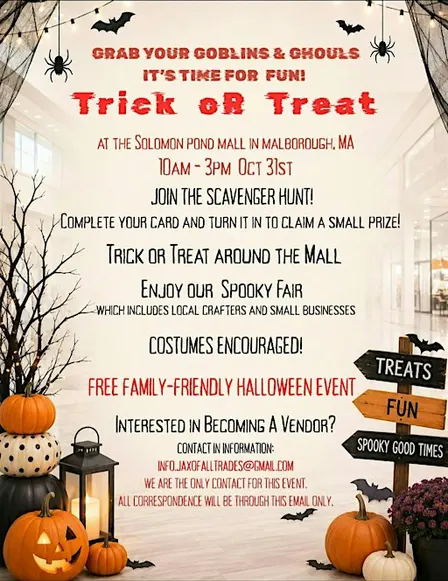 Trick or Treat at the Mall