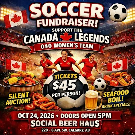 Canada YYC Legends Seafood Boil Fundraiser