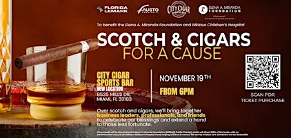 Scotch & Cigars For A Cause