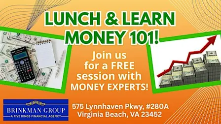 Join us for Lunch & Learn Money 101 in VB!