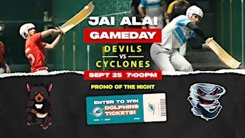 World Jai Alai League in Miami: Devils vs Cyclones | Fri, Sept. 25