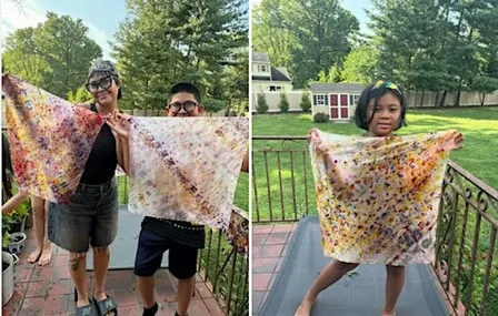 Family Workshop: Natural Dyed Silk Scarves