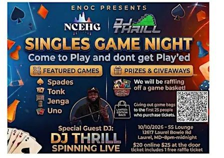 ENoC Presents: A SINGLES GAME NIGHT!