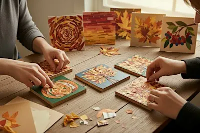 Slow Sunday Workshop - Autumn Mixed Media Collaging