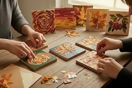 Slow Sunday Workshop - Autumn Mixed Media Collaging