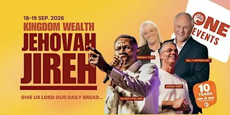 Elijah Oyelade bij Jehovah Jireh | Kingdom Wealth One Event met Johan Toet