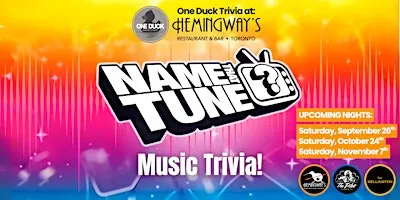 Music Trivia - Name That Tune (1st night)