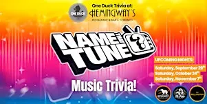 Music Trivia - Name That Tune (1st night)