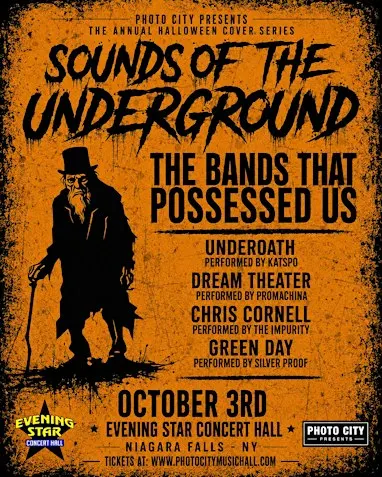 Sounds of the Underground (Tribute Sets) @ Evening Star Concert Hall