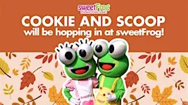 Mascot Visit at sweetFrog Hampton