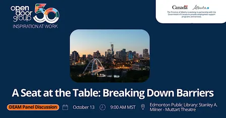 A Seat at the Table: Breaking Down Barriers (DEAM Event)