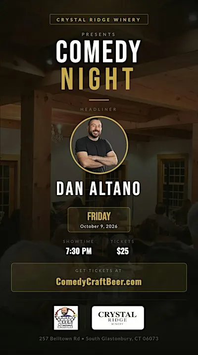 Comedy Night at Crystal Ridge WInery