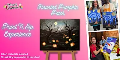 Haunted Pumpkin Patch-11x14-Vytautas Aid Society- Paint and Sip