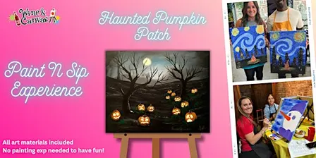 Haunted Pumpkin Patch-11x14-Vytautas Aid Society- Paint and Sip