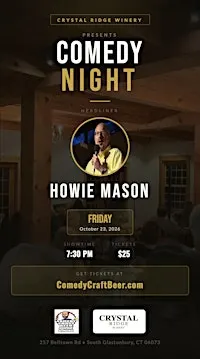 Comedy Night at Crystal Ridge Winery
