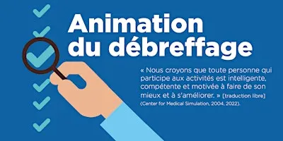 Animation du débreffage - 3 juin 2027 - Présentiel