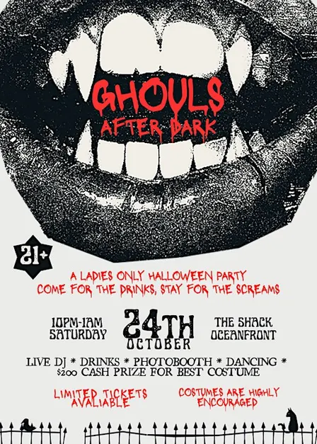 Ghouls After Dark: An All-Ladies Halloween Party