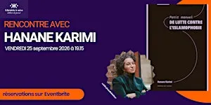 Rencontre avec H.Karimi pour "Petit manuel de lutte contre l'islamophobie"