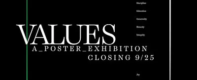 VALUES :: A Poster Exhibition :: Closing