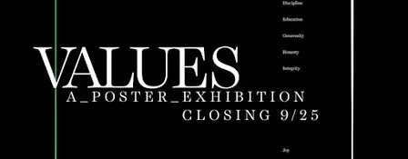 VALUES :: A Poster Exhibition :: Closing