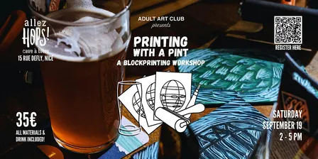 Printing and Beer-Tasting Workship at Micro Brewery (Nice, FR)