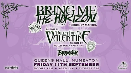 MANTRA - Bring Me The Horizon tribute, Queens Hall Nuneaton