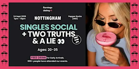 Singles Social + Free Cocktail | 20-35 | Pepper Rocks