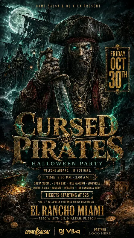Cursed Pirates Halloween Party
