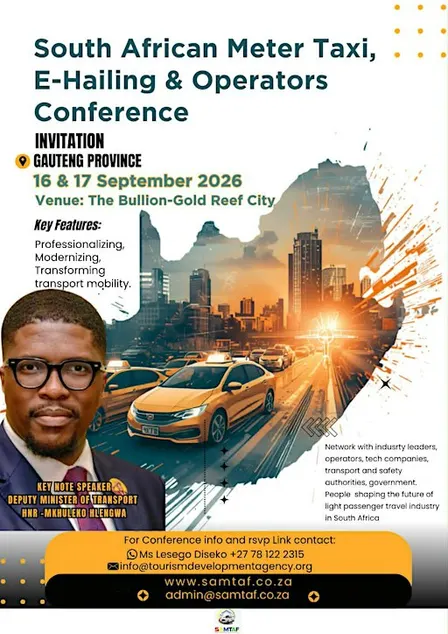 SOUTH AFRICAN METER TAXI, EHAILING & OPERATOR  (SAMTAF) CONFERENCE