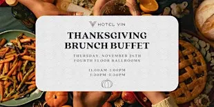 Thanksgiving Brunch Buffet at Hotel Vin