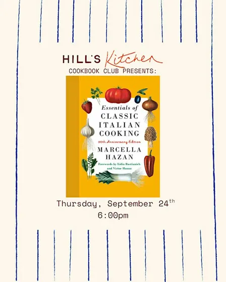 Hill's Kitchen September Cookbook Club