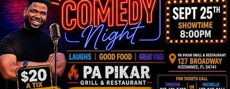 Comedy Night Live at Pa Pikar Grill – Laughs, Food & Great Vibes